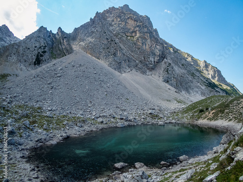 Seebensee and Drachensee near Ehrwald in Tyrol