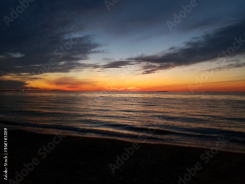 Chesapeake Bay at sunset.