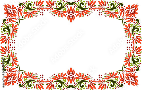 Slika na platnu beautiful folk art, floral decoration
beautiful flower illustration