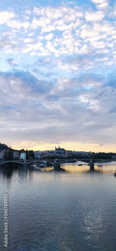 Prague, sunset