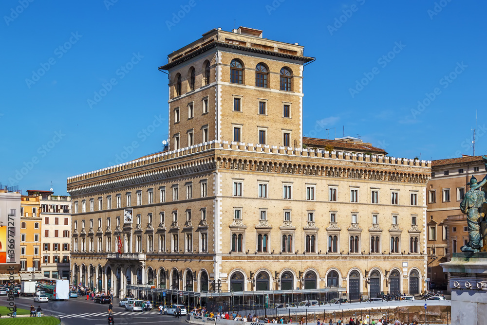 The Generali Insurance building in Rome, Italy
