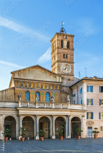 Santa Maria in Trastevere, Rome, Italy © borisb17
