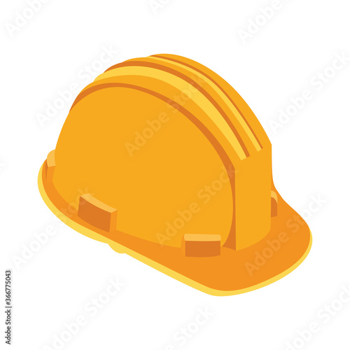 construction helmet accessory isolated icon