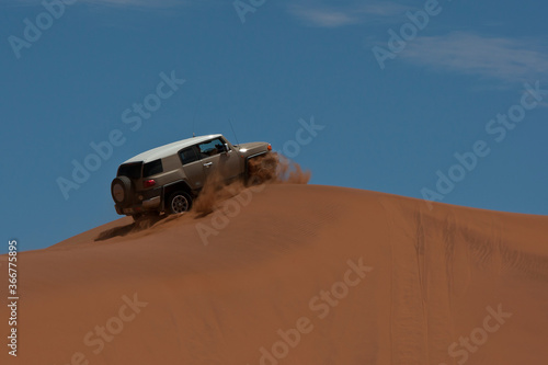 Riding sand dunes in the Namib desert © Coerie
