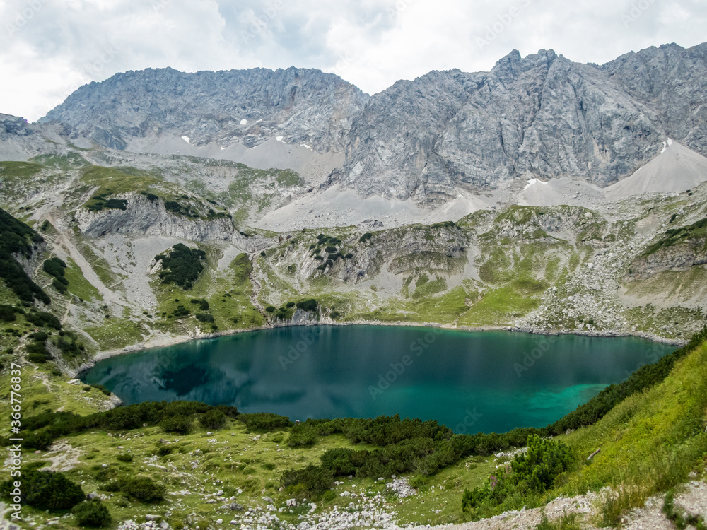 Seebensee and Drachensee near Ehrwald in Tyrol