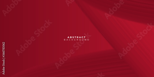 Modern 3D red grey geometric tech abstract presentation background