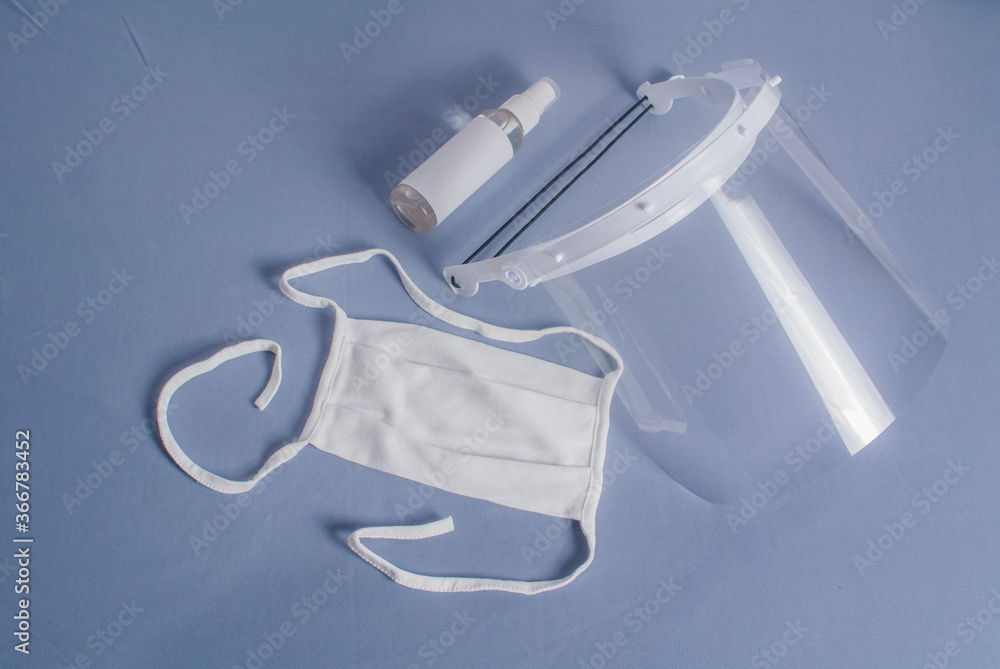 New normal minimum standard starter kit (mask, hand sanitizer, and face shield) for covid-19 / corona virus spread prevention and protection New normal minimum standard starter kit (mask, hand sanitizer, and face shield) for covid-19 / corona virus spread prevention and protection