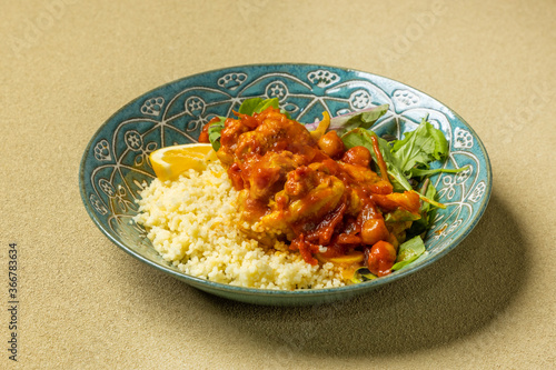 クスクス　Couscous is a fine pasta from North Africa  photo