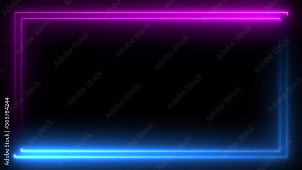 Abstract frame seamless background blue purple spectrum looped animation fluorescent ultraviolet light glowing neon, web neon box pattern LED screens projection technology. Abstract frame seamless background blue purple spectrum looped animation fluorescent ultraviolet light glowing neon, web neon box pattern LED screens projection technology.