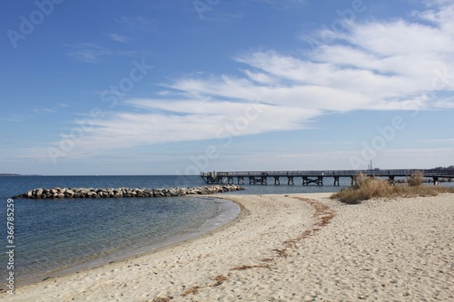 beach and sea