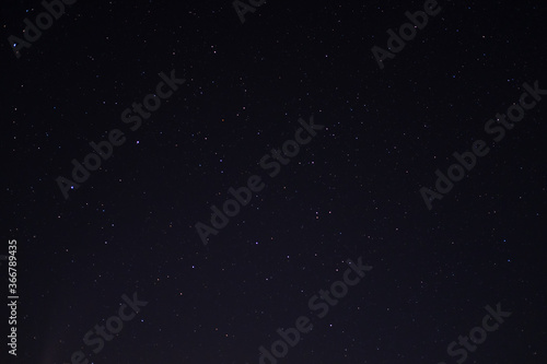 Space background on the desktop, screensaver. Night starry sky of the Northern hemisphere. Various cosmic bodies and constellations. The stars are like small bright lights.