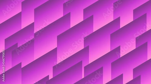 Abstract 3d geometric background with floating square pattern. 3d overlapping pink purple gradient squares background. 3d rendering, 3d illustration. for ad, web, product display, celebration, party