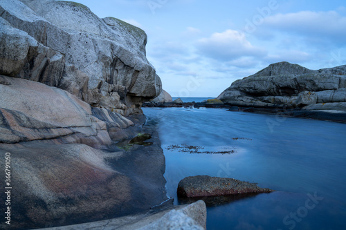 Verdens Ende w Parku Narodowym Færder w Norwegii photo