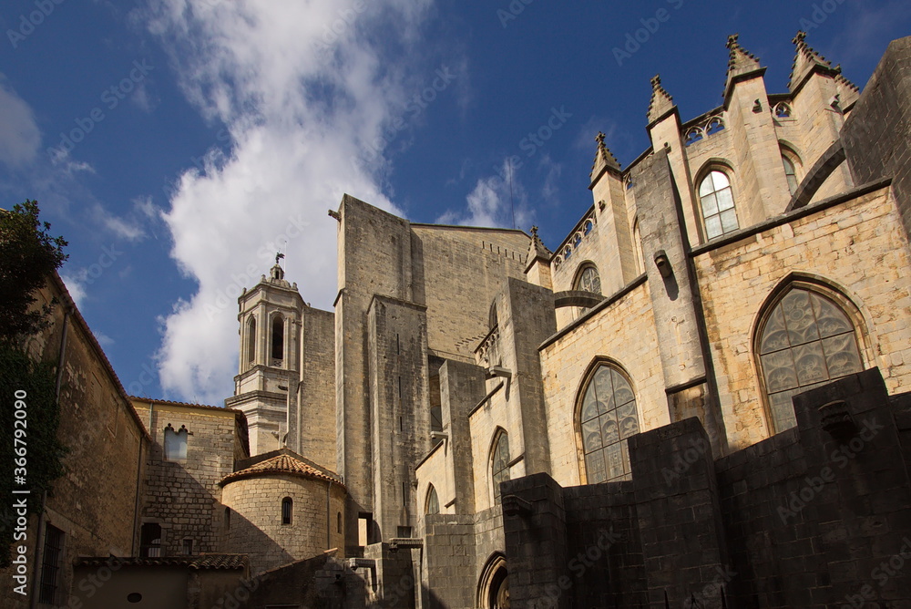 Cathedral of Saint Mary of Girona,Catalonia,Spain,Europe
