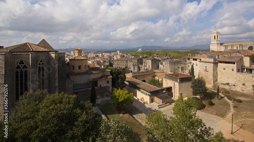 Esglesia de Sant Domenec and Cathedral of Saint Mary of Girona,Catalonia,Spain,Europe

 photo