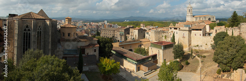 Esglesia de Sant Domenec and Cathedral of Saint Mary of Girona,Catalonia,Spain,Europe
 photo