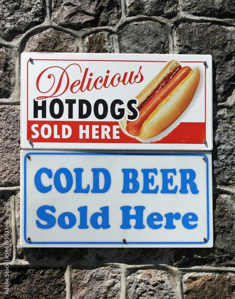 Fototapeta premium Food Sign