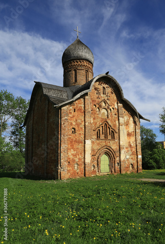 Картината върху платно Peter and Paul Church in Kozhevniki, Veliky Novgorod, Russia