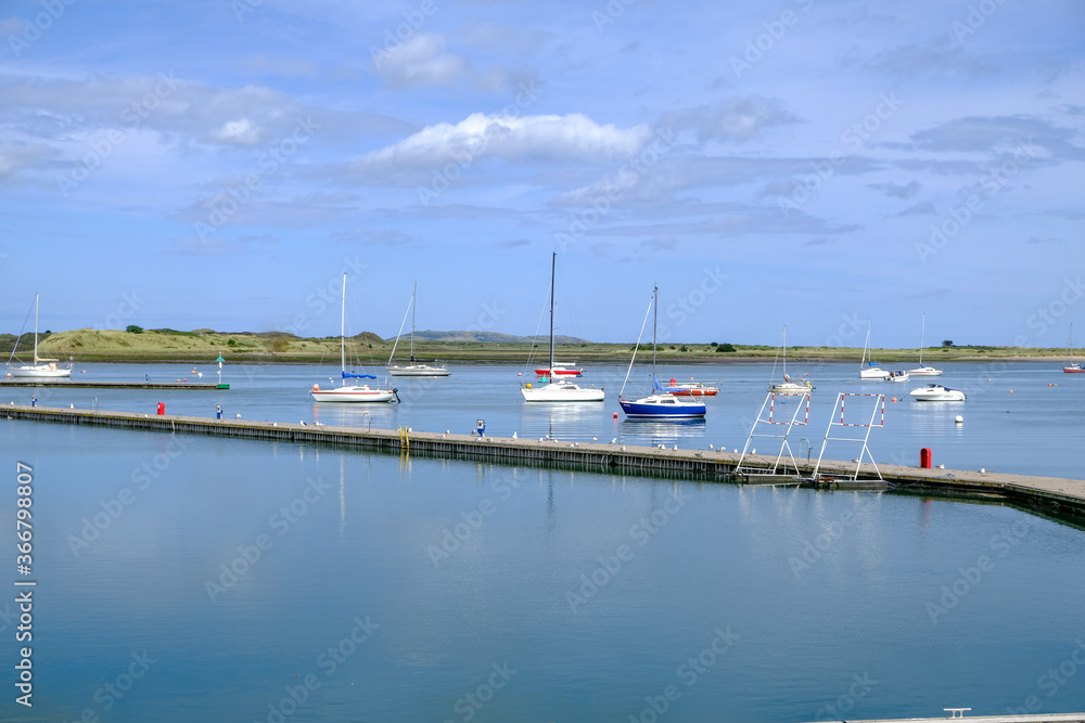 Fototapeta premium Dublin - August 2019: port of Malahide