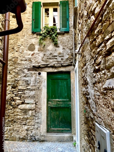 green door