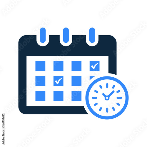 Appointment, schedule icon / vector graphics