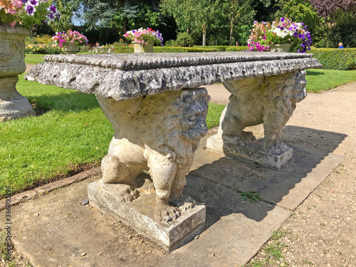 statue in the garden