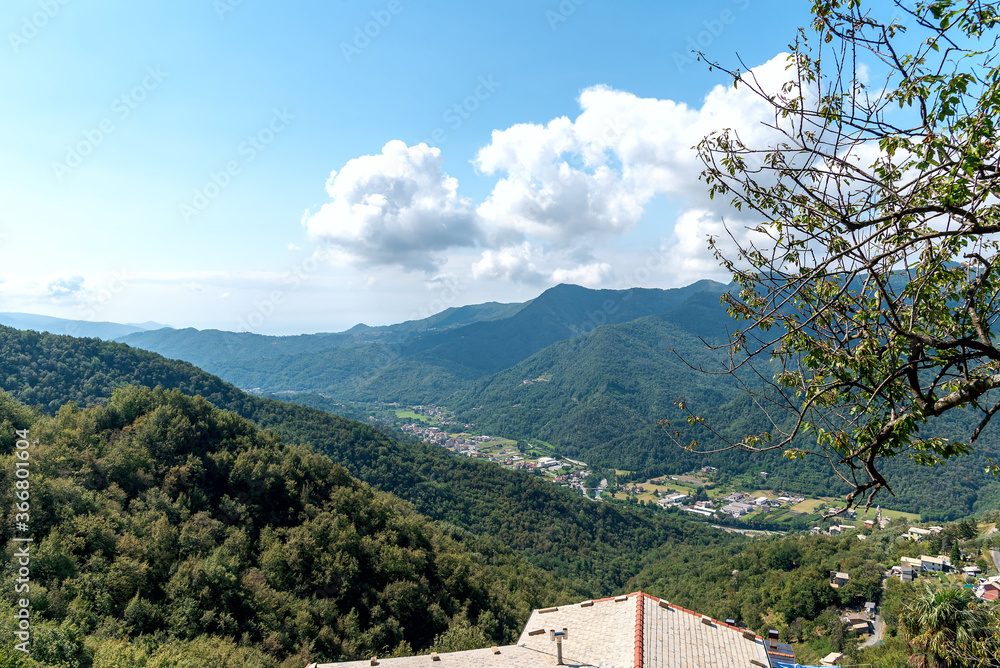 Village Costa di Soglio - ancient residential nucleus in the Municipality of Orero - Liguria - Italy