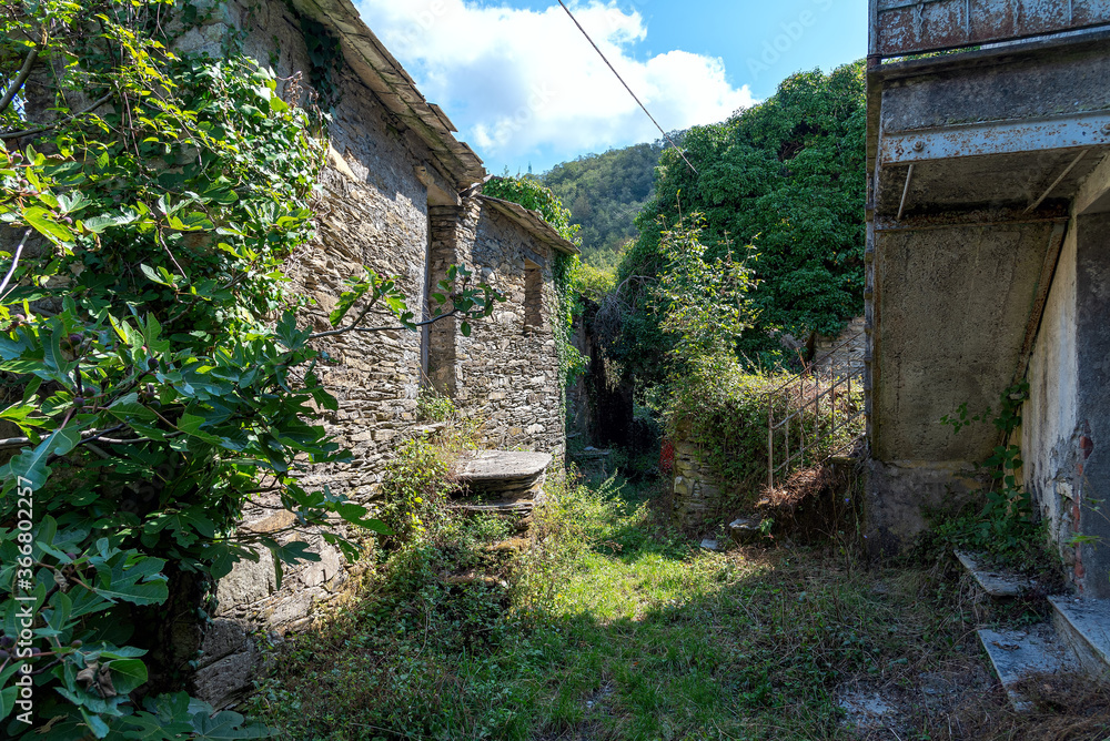 Village Costa di Soglio - ancient residential nucleus in the Municipality of Orero - Liguria - Italy