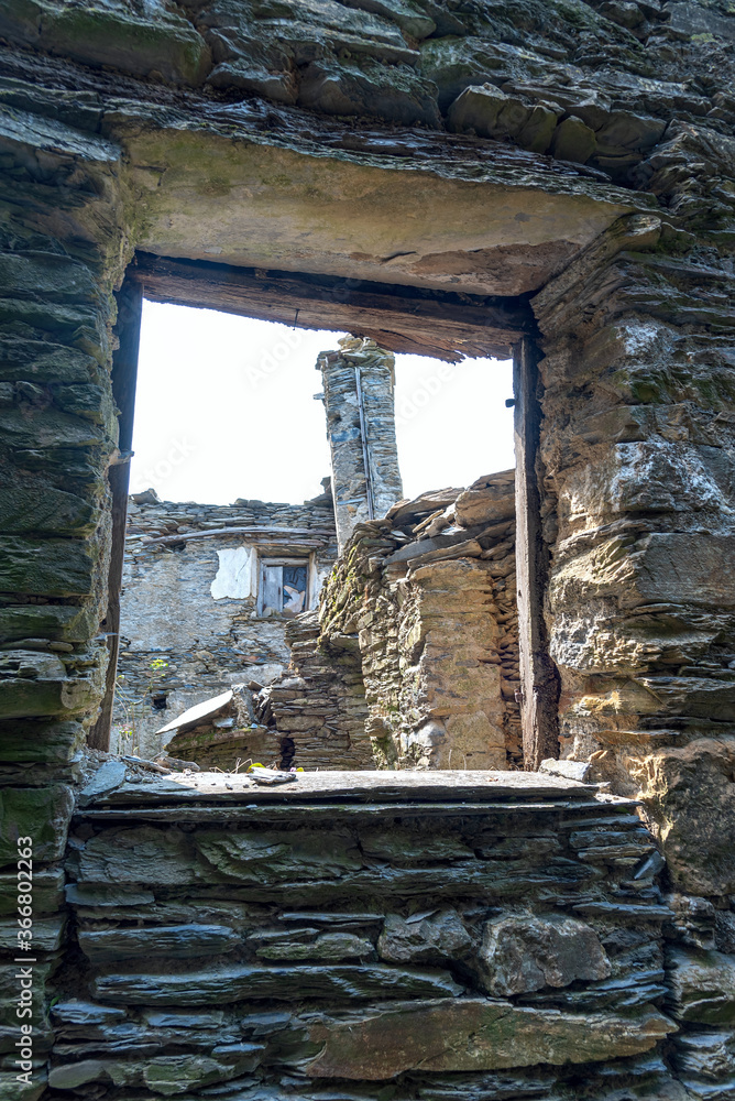 Village Costa di Soglio - ancient residential nucleus in the Municipality of Orero - Liguria - Italy