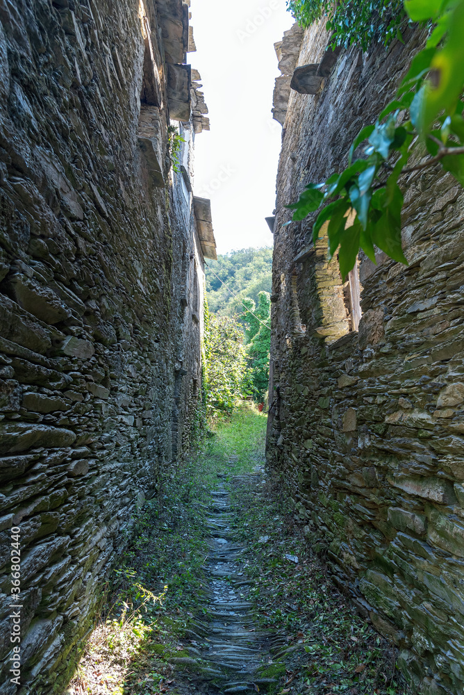 Village Costa di Soglio - ancient residential nucleus in the Municipality of Orero - Liguria - Italy