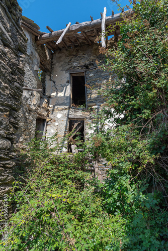 Obraz na płótnie Village Costa di Soglio - ancient residential nucleus in the Municipality of Orero - Liguria - Italy w salonie
