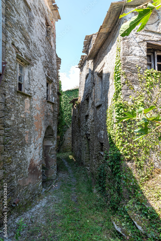 Village Costa di Soglio - ancient residential nucleus in the Municipality of Orero - Liguria - Italy