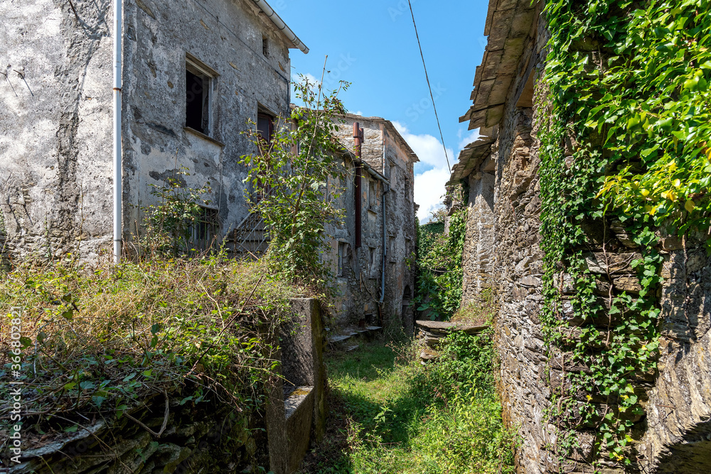 Village Costa di Soglio - ancient residential nucleus in the Municipality of Orero - Liguria - Italy