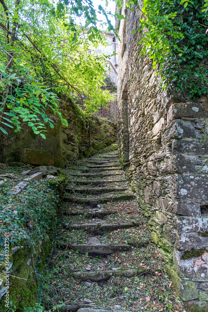 Village Costa di Soglio - ancient residential nucleus in the Municipality of Orero - Liguria - Italy