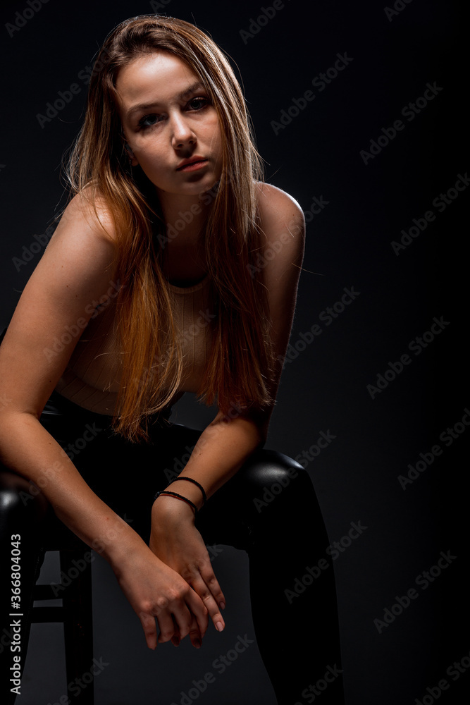 Fototapeta premium Smiling female model