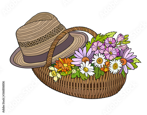 Cartoon vector isolated abstract object.