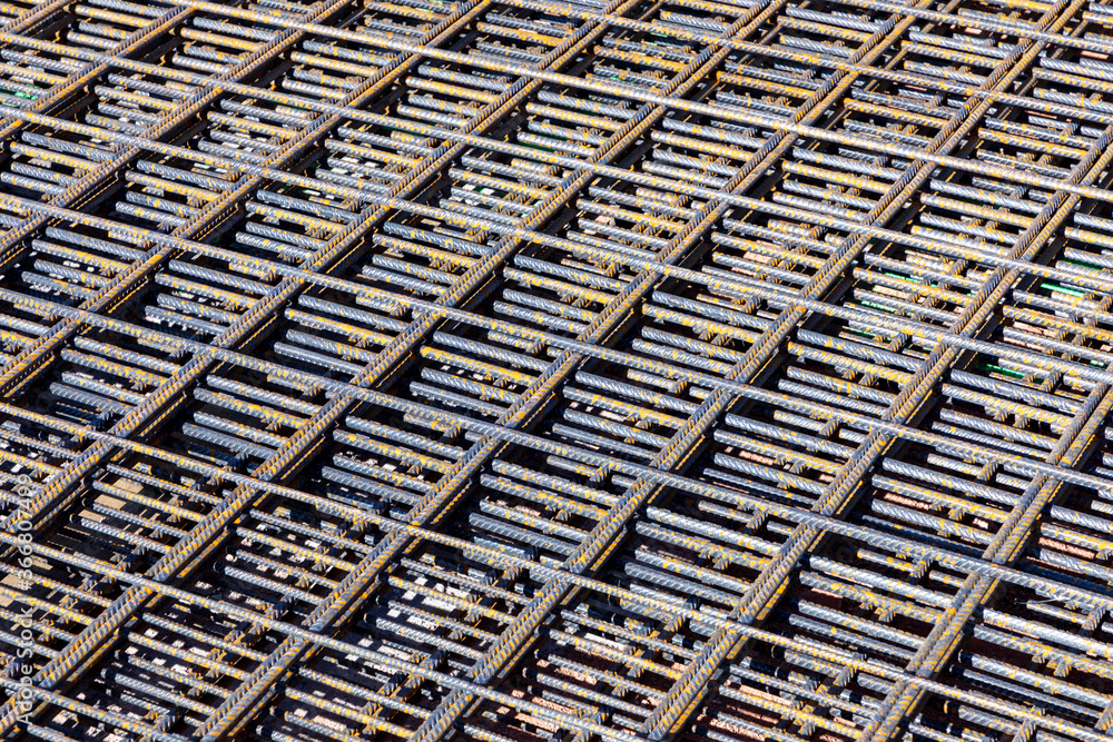 iron rod at a construction site iron rod at a construction site