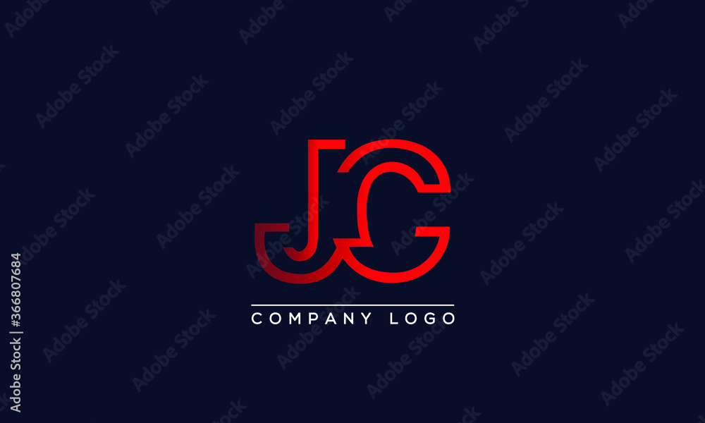 Creative Letters JC Logo Design Vector Template. Initial Letters JC ...
