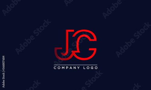 Creative Letters JC Logo Design Vector Template. Initial Letters JC Logo Design
