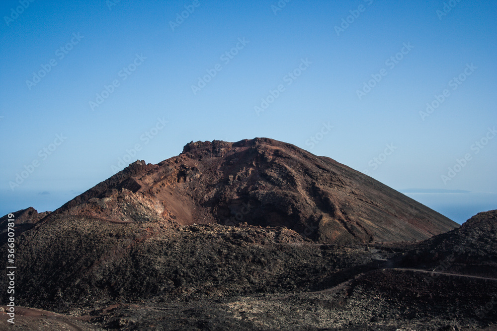 Paisajes volcanicos de las Islas canarias
