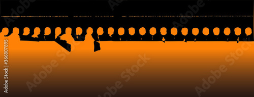 old movie Film reel background,broken film reel background for little.