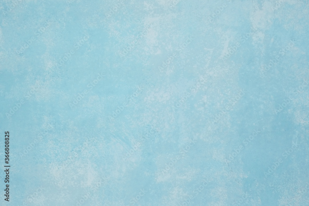 Obraz premium 水色のラフな塗り壁