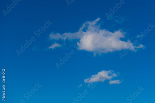 blue sky with clouds