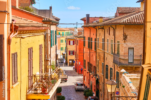 Fototapeta Naklejka Na Ścianę i Meble -  Street in Santarcangelo di Romagna