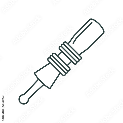 baby line icon, baby gaspasser