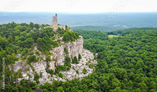 Mohonk Preserve Sky Top Tower Aerial Scenic view