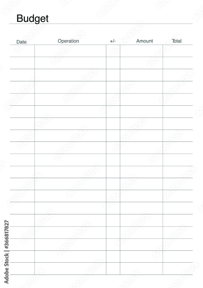Simple template of planner sheets, vector Simple template of planner sheets, vector