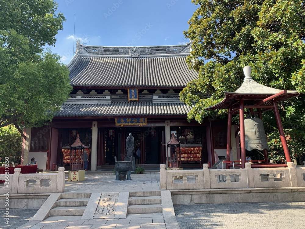 Temple à Shanghai, Chine