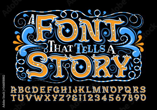 A Sweet and Fun Alphabet that would Work Well on Party Invitations, Storybooks, Kids' Products, etc.