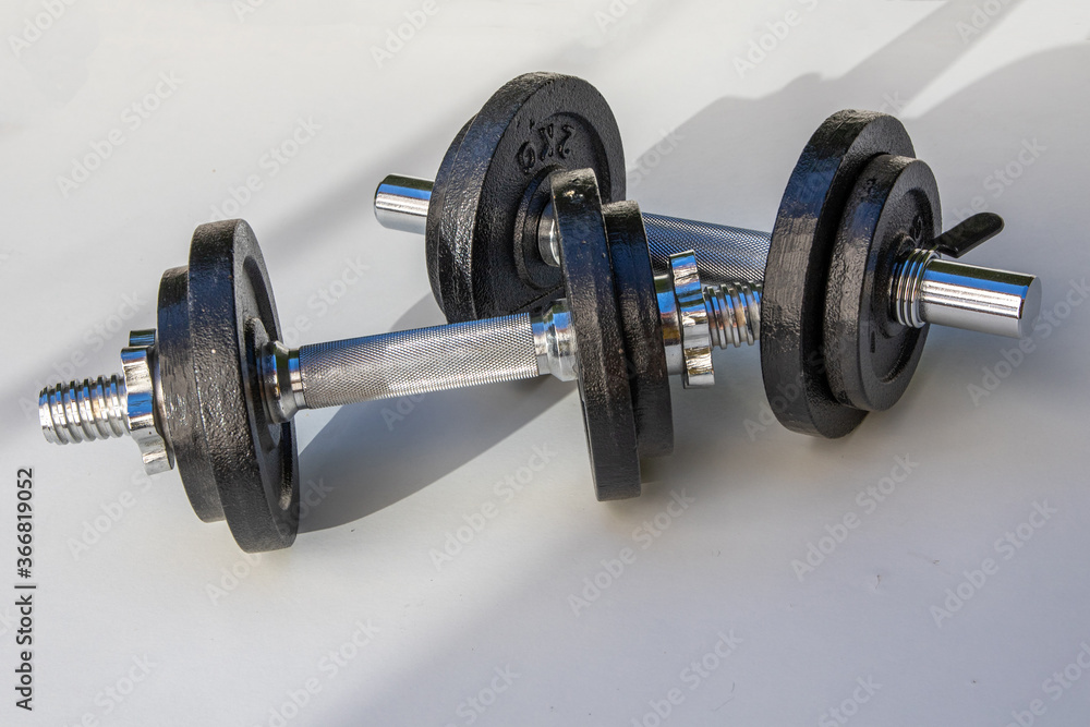 Naklejka premium Hanteln, Freisteller